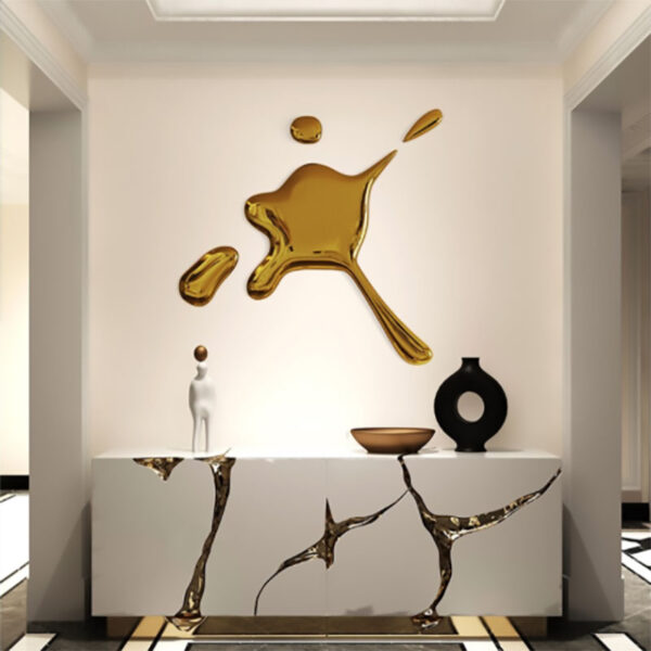 Abstract Water Wall Decorated Sculpture - Image 2