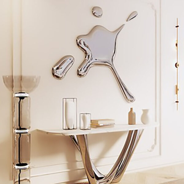 Abstract Water Wall Decorated Sculpture - Image 4