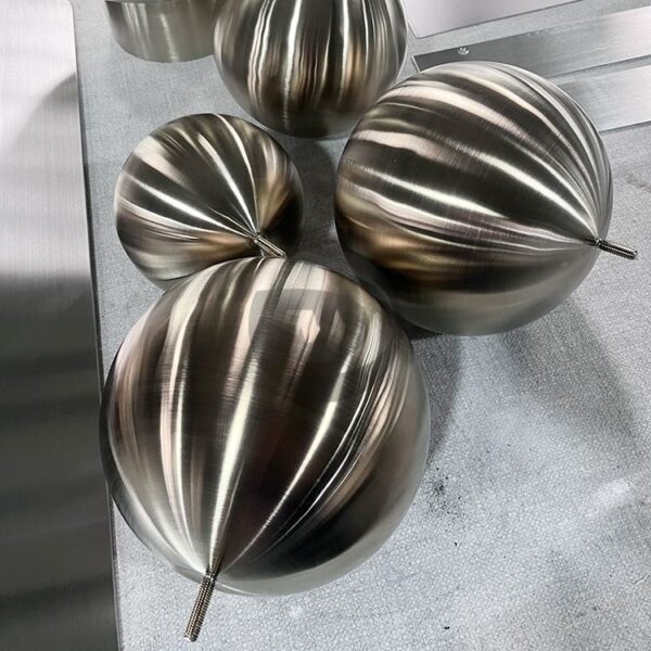 Brush Surface Metal Stainless Steel Hollow Ball - Image 4