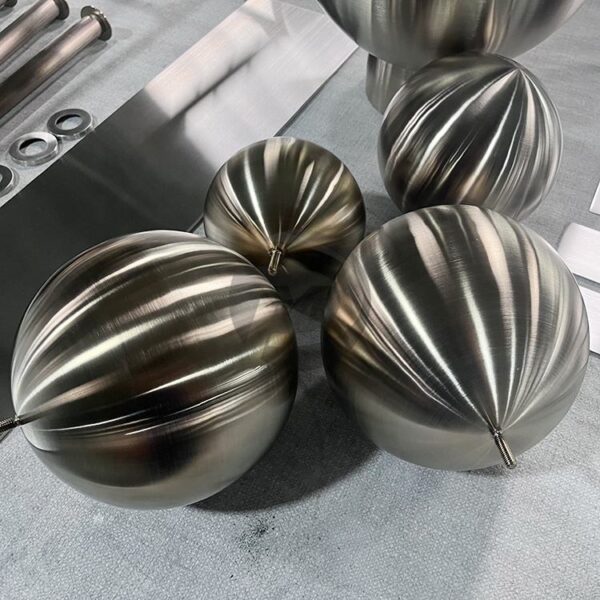 Brush Surface Metal Stainless Steel Hollow Ball - Image 2