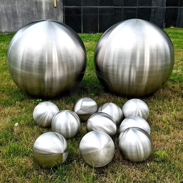 Brush Surface Metal Stainless Steel Hollow Ball