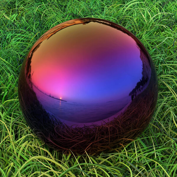 Circle Colorful Decoration Stainless Steel Ball