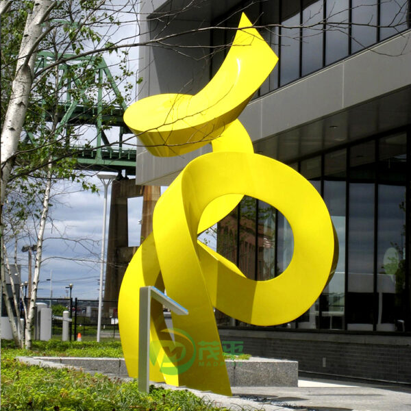 City Square Abstract Stainless Steel Sculpture