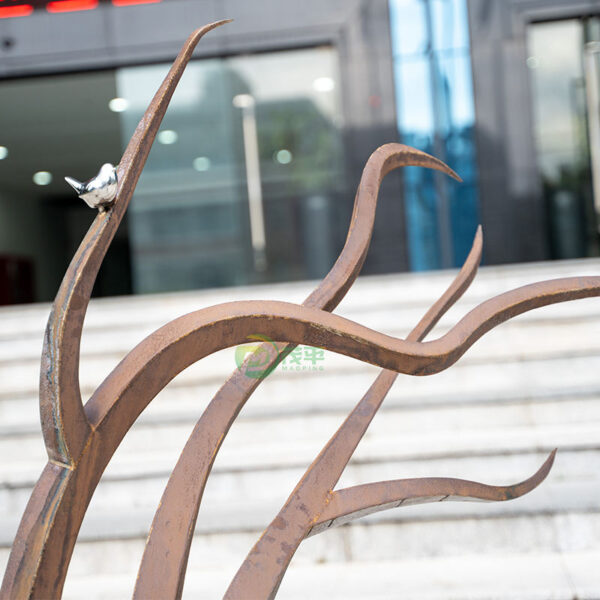 Garden Branch Corten Steel Sculpture - Image 6