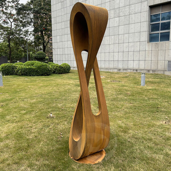 Garden Lawn Edging Corten Steel Sculpture