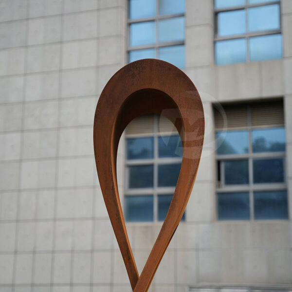 Garden Lawn Edging Corten Steel Sculpture - Image 6