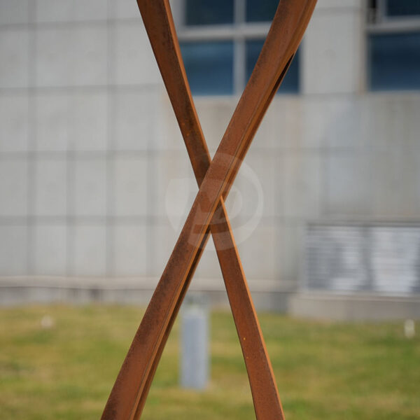Garden Lawn Edging Corten Steel Sculpture - Image 5
