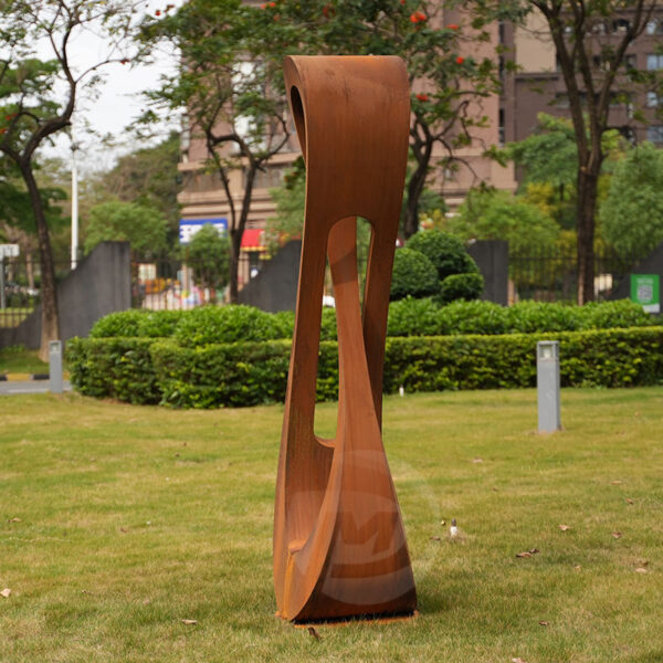 Garden Lawn Edging Corten Steel Sculpture - Image 3