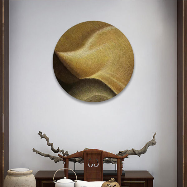 Custom Gold Decorative Wall Sculpture - Image 5