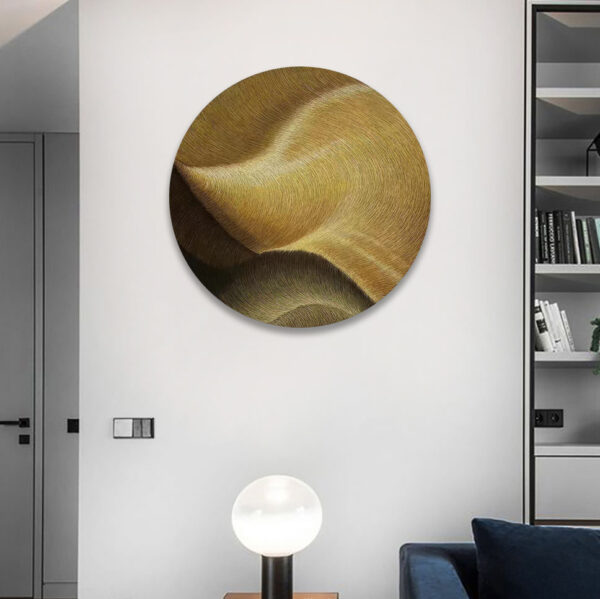 Custom Gold Decorative Wall Sculpture - Image 6
