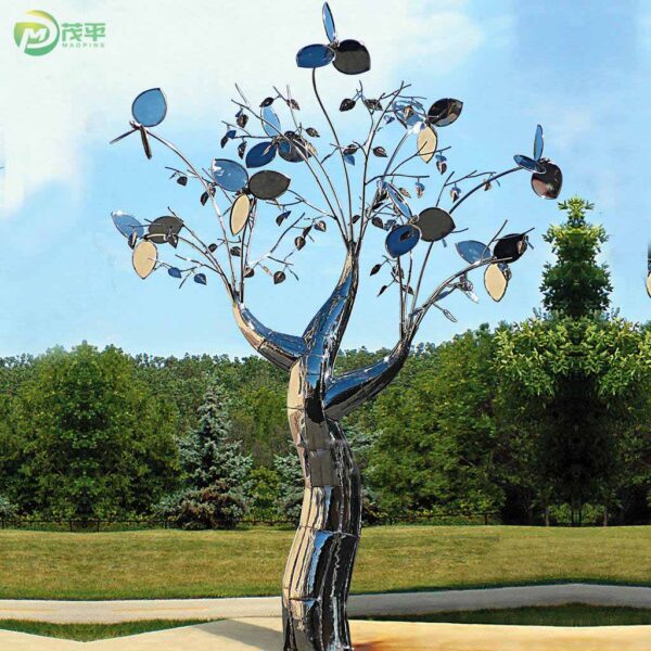 Metal Outdoor Tree Stainless Steel Sculpture