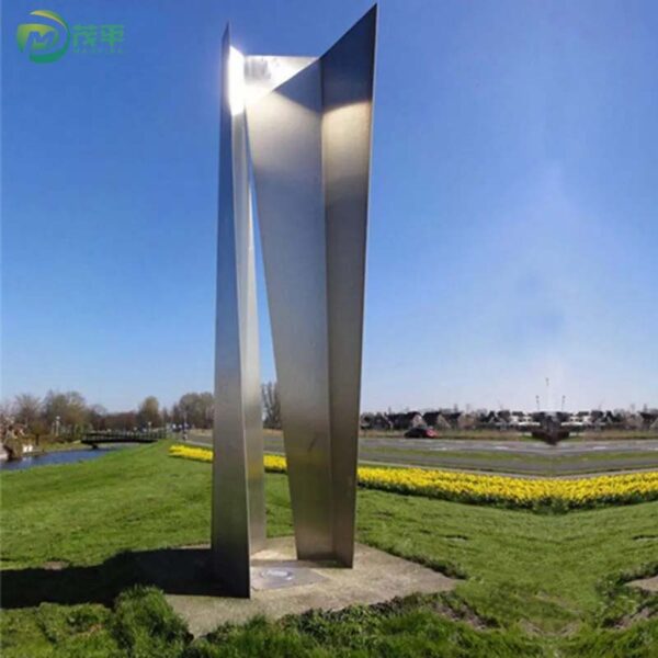 Modern Stainless Steel Monument Art sculpture