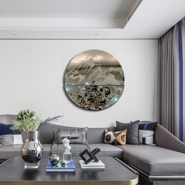 Polished Mirror Patterned Wall Sculptures - Image 6