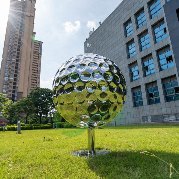 Stainless Steel Golf Ball