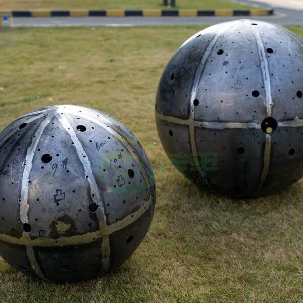 Unpolished 304 316 Large Stainless Steel BallSculpture - Image 5