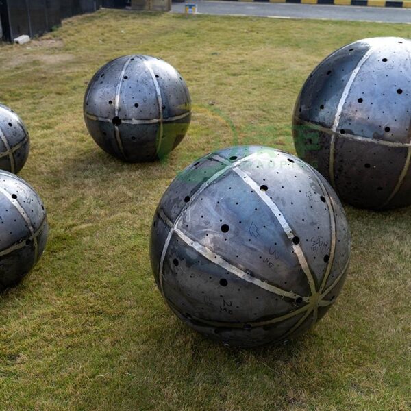 Unpolished 304 316 Large Stainless Steel BallSculpture - Image 6