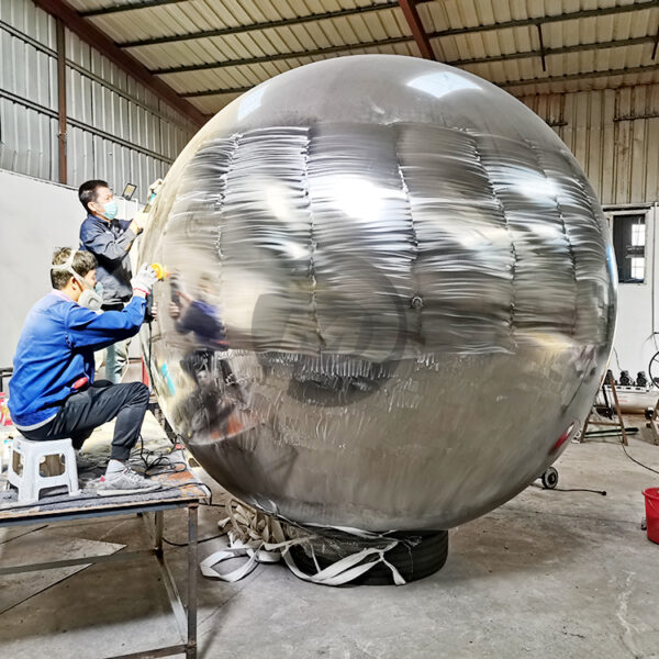 3000mm Mirror Polished Stainless Steel Sphere - Image 2