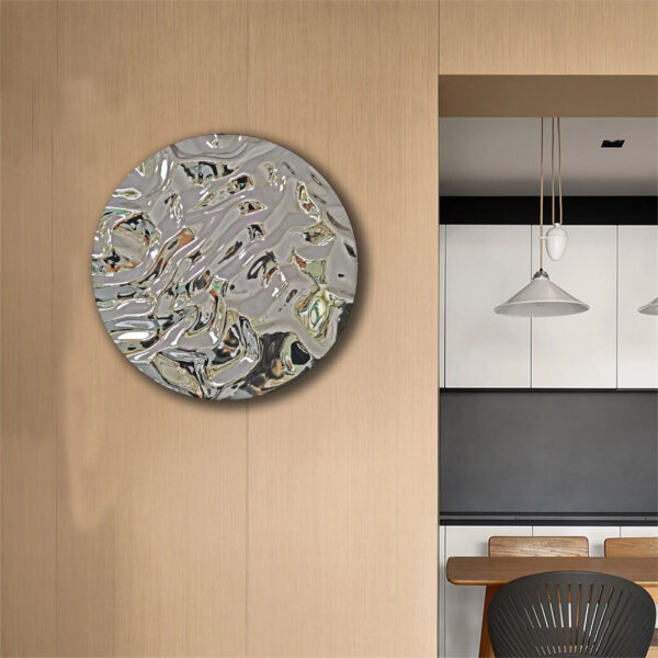Art Luxury Steel Metal Wall Decoration Stainless - Image 4