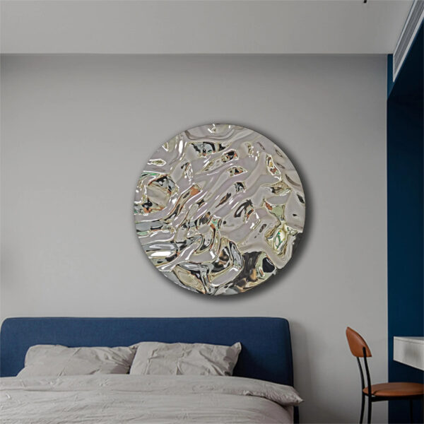 Art Luxury Steel Metal Wall Decoration Stainless - Image 3