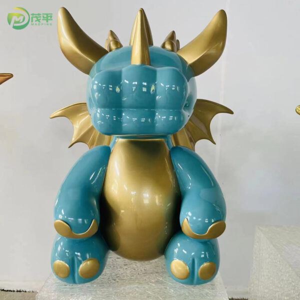 Cartoon Monster Fiberglass Sculpture - Image 3