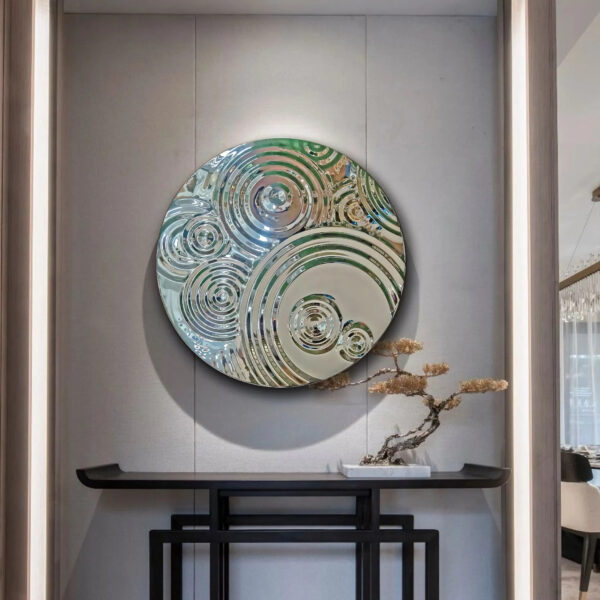 Diverse Styles Hanging Stainless Steel Wall Decoration