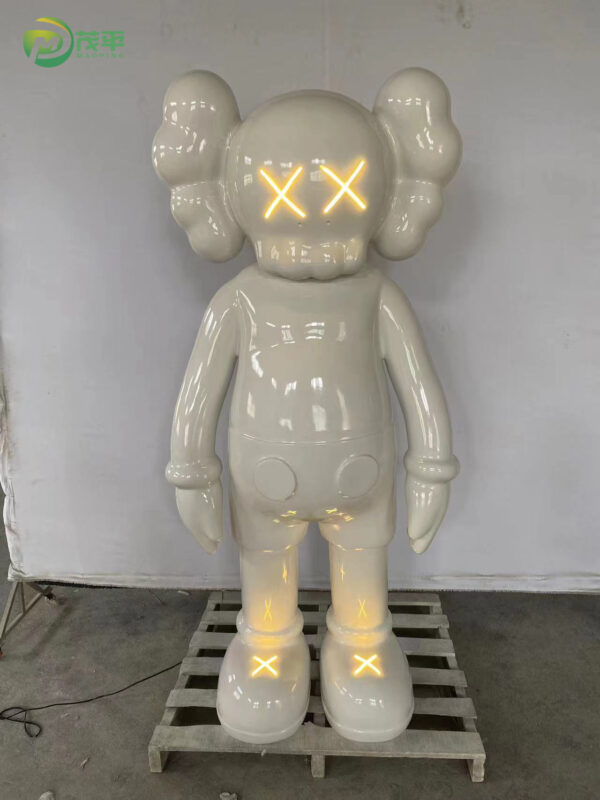 KAWS Cartoon Animation Fiberglass Sculpture