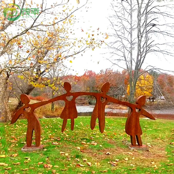 Outdoor Home Decoration Corten Steel Sculpture