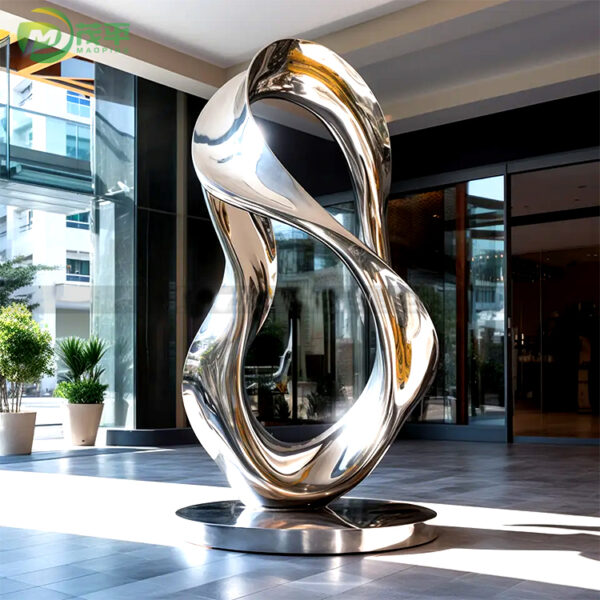 Public Art Modern Stainless Steel Sculpture