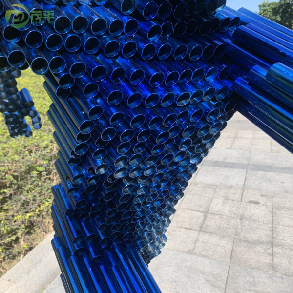 Tubular Running Man Stainless Steel Sculpture - Image 5