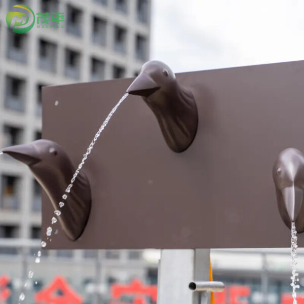 Waterscape Bird Stainless Steel Sculpture - Image 2