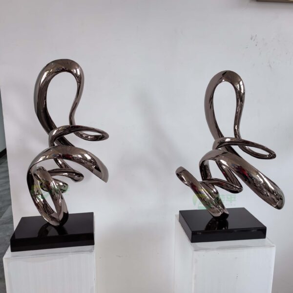 Abstract stainless steel decoration - Image 3