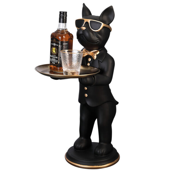 Cartoon Sunglasses Dog Fiberglass Sculpture - Image 5