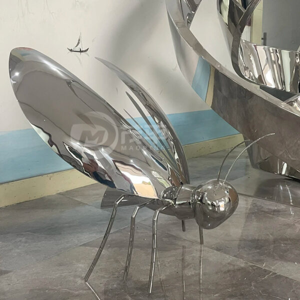 Ladybug Stainless Steel Sculpture - Image 4