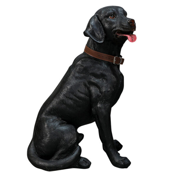 Life Size Dog Fiberglass Sculpture - Image 5