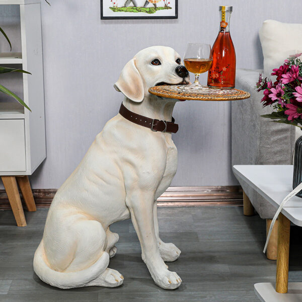 Life Size Dog Fiberglass Sculpture - Image 2