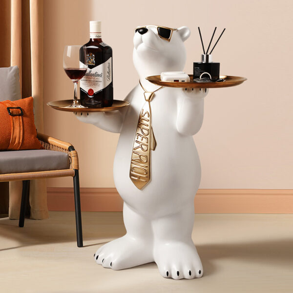 Sunglasses Polar Bear Fiberglass Sculpture