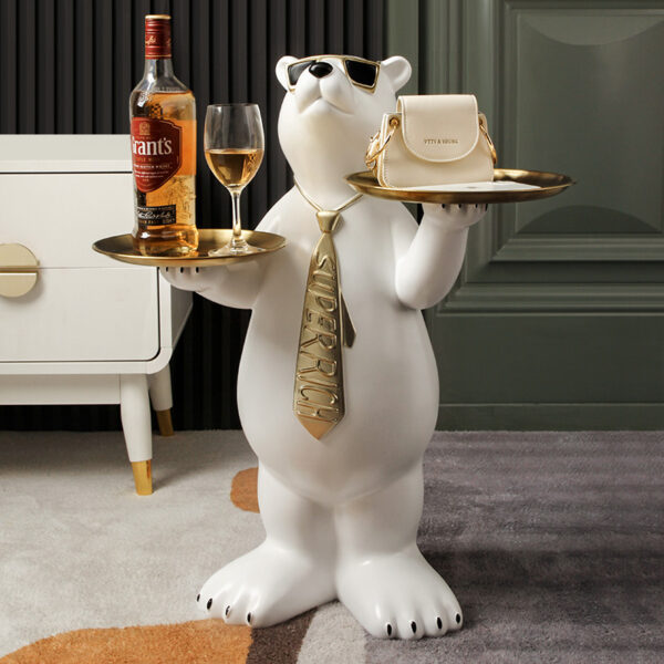 Sunglasses Polar Bear Fiberglass Sculpture - Image 2