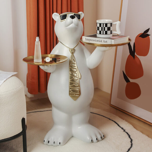 Sunglasses Polar Bear Fiberglass Sculpture - Image 3