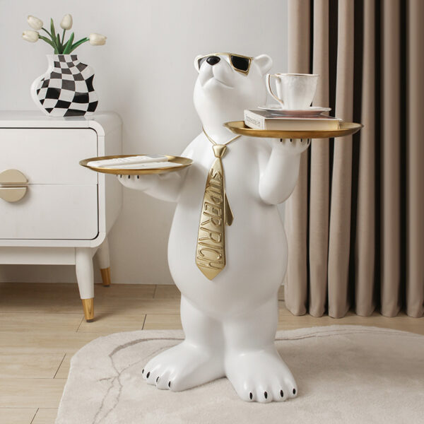 Sunglasses Polar Bear Fiberglass Sculpture - Image 4