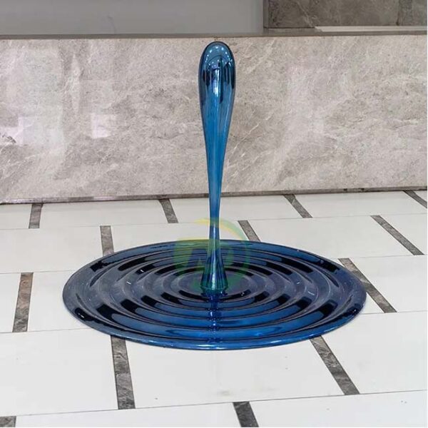 Water Drop Pattern Stainless Steel Sculpture