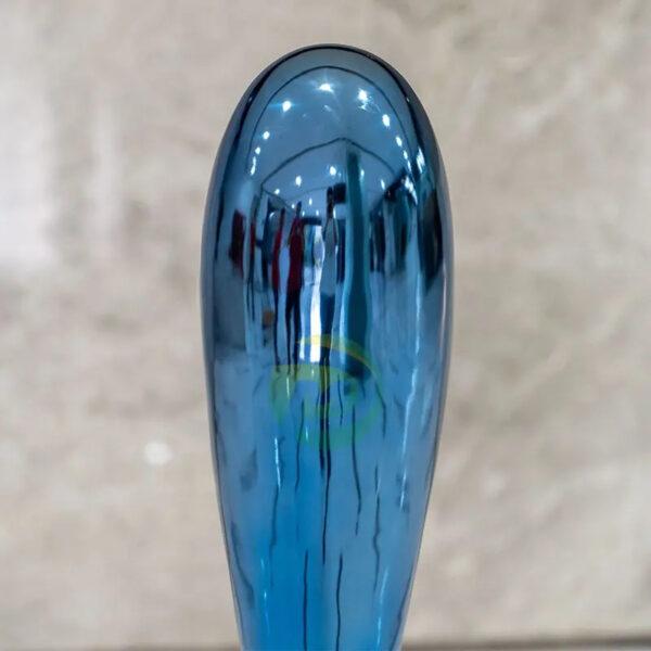 Water Drop Pattern Stainless Steel Sculpture - Image 5