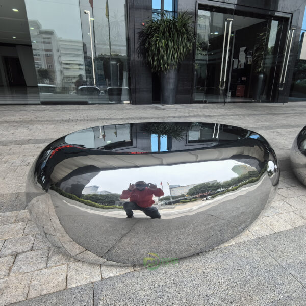 Coffee Table Stainless Steel Sculpture - Image 5