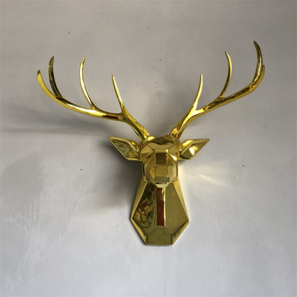 Custom Deer Head Sculpture