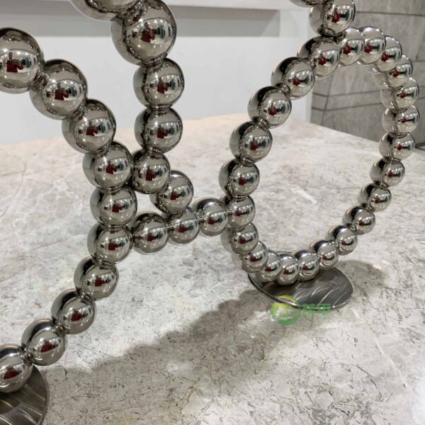 Bicycle Man Stainless steel sculpture - Image 3