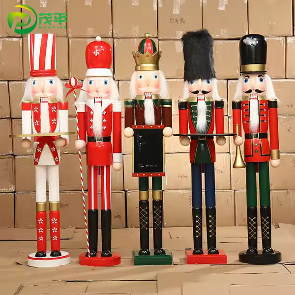 Nutcracker soldier resin sculpture - Image 4