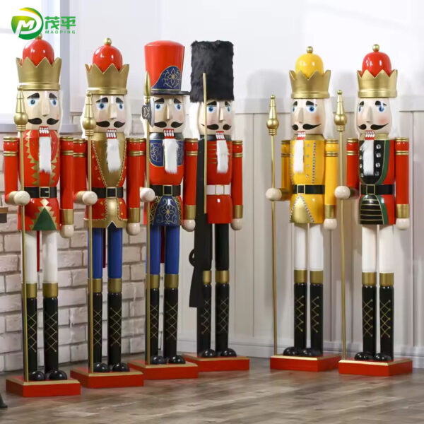 Nutcracker soldier resin sculpture - Image 5