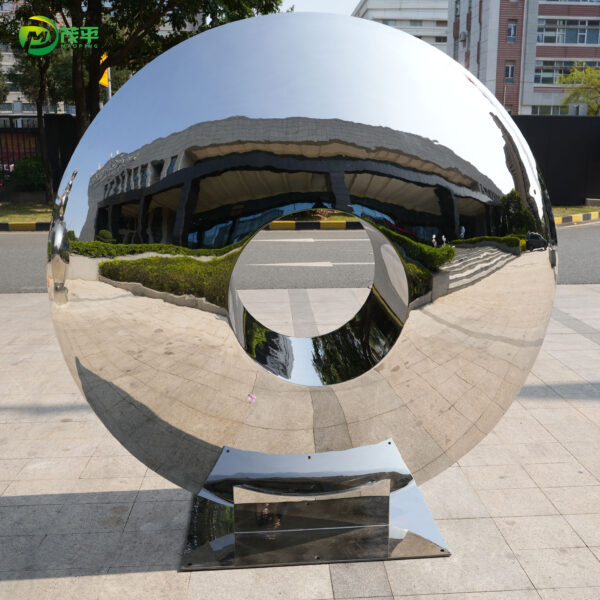 Eye In The Sky Stainless Steel Sculpture - Image 4