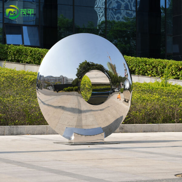 Eye In The Sky Stainless Steel Sculpture - Image 3