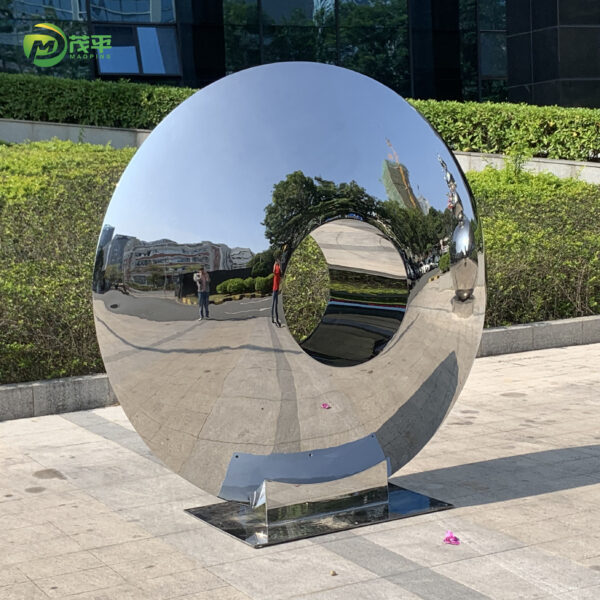 Eye In The Sky Stainless Steel Sculpture - Image 2