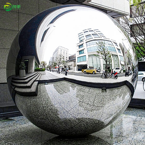 Stainless Steel Ball Mirror Light Hollow 304 Stainless Steel Sphere - Image 5